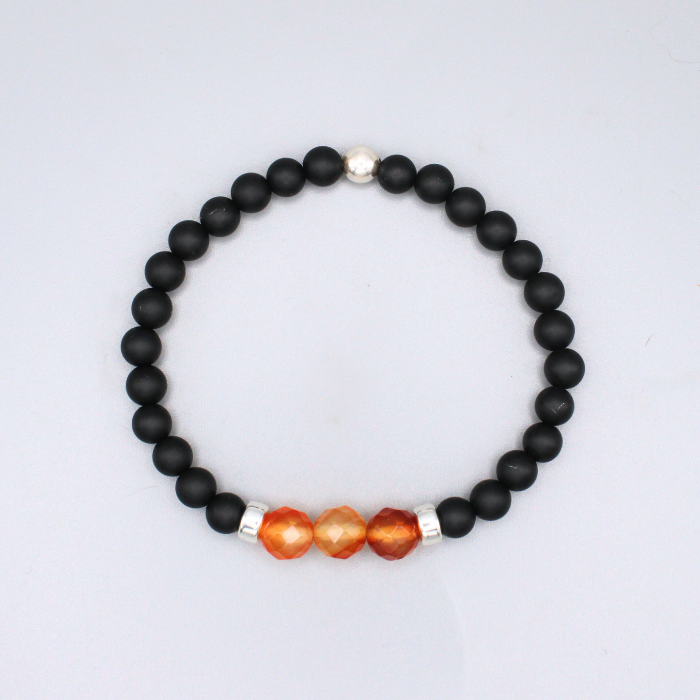Carnelian and Agate Bracelet