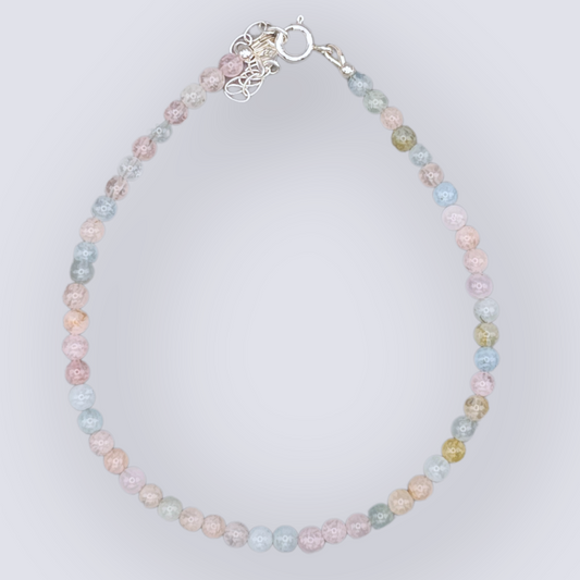 Multi Beryl Gemstone Anklet