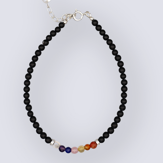 Chakra Gemstone Anklet
