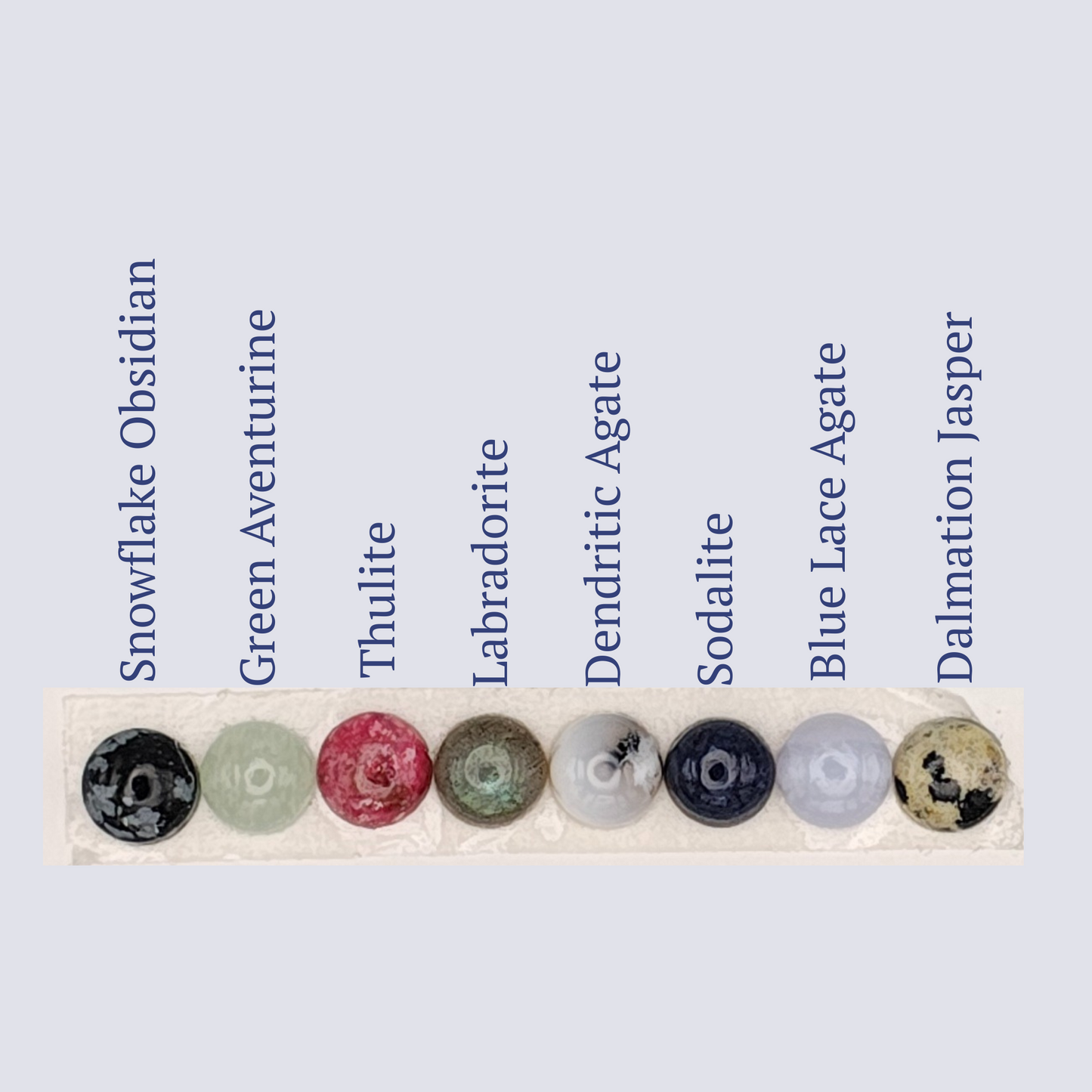 Custom Sterling Silver and Gemstone Stacker Ring - Multiple Gemstone Options