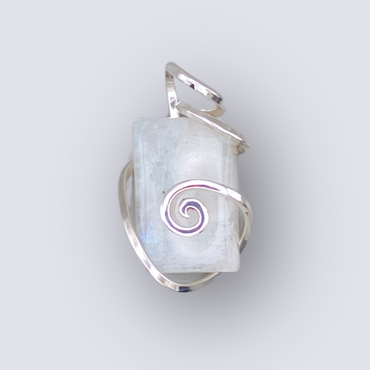 Rainbow Moonstone Pendant