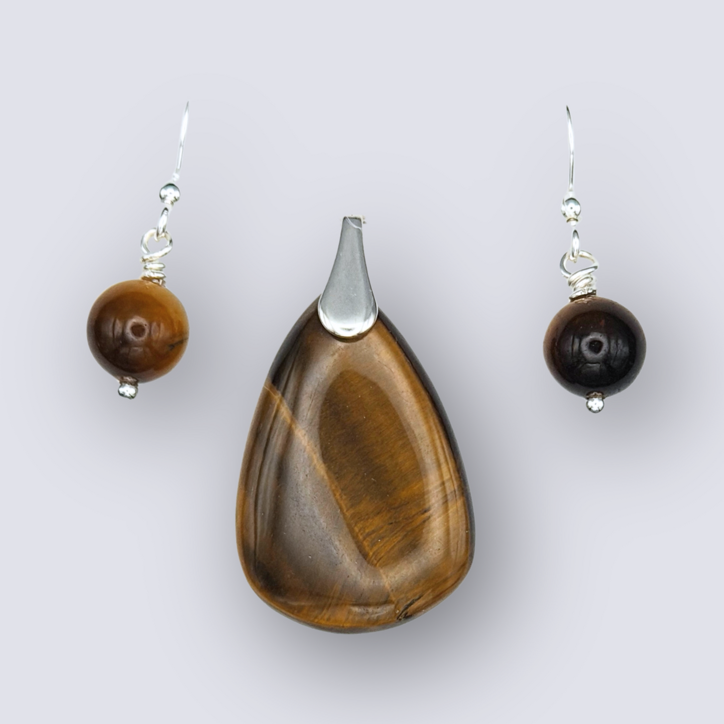 Silver and Gemstone Jewellery Set