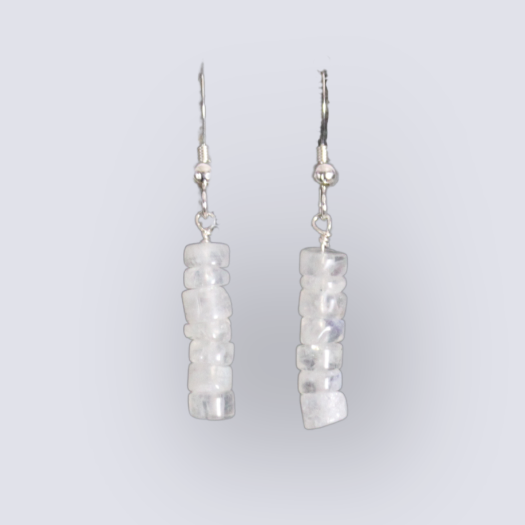 Rainbow Moonstone Bar Set