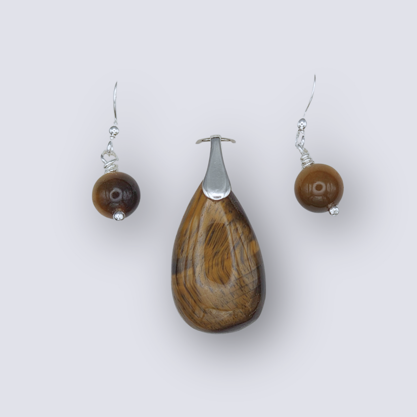 Silver and Gemstone Jewellery Set