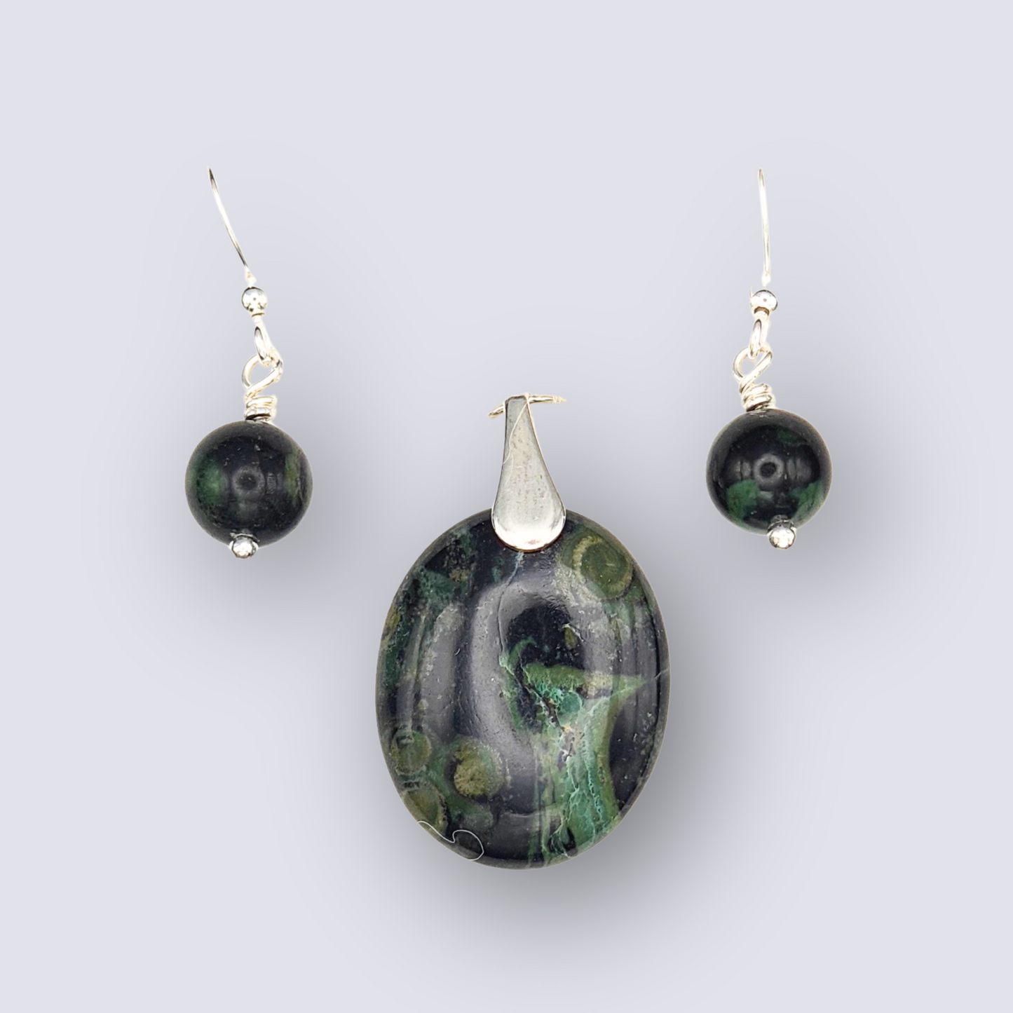 Silver and Gemstone Jewellery Set