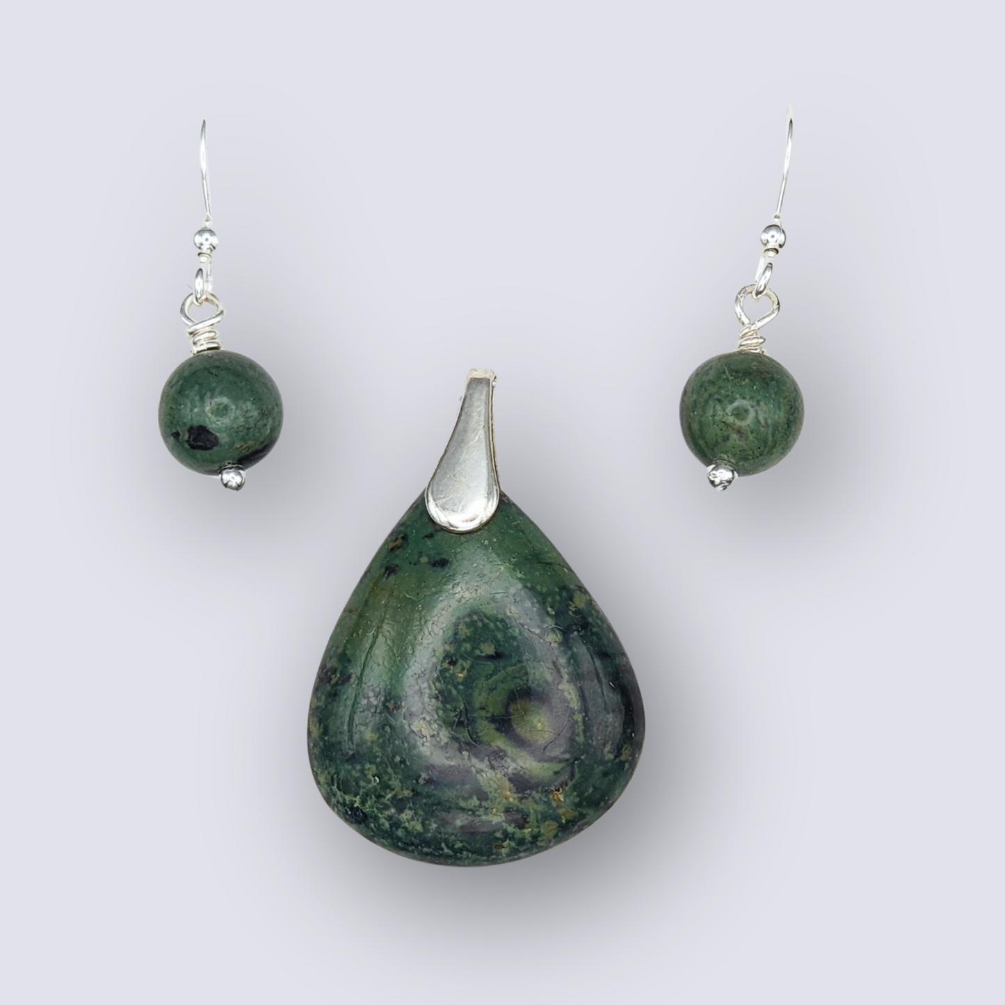 Silver and Gemstone Jewellery Set