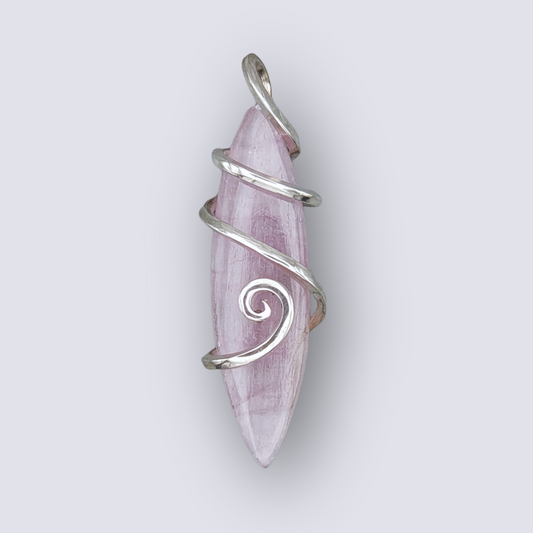 Kunzite Marquise Pendant