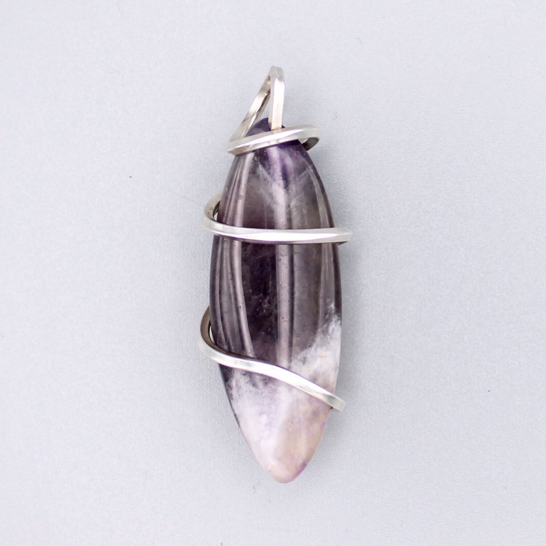 Amethyst Marquise Pendant - Arborvitae Designs