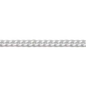 18" Sterling Silver Diamond Cut Curb Chain - Arborvitae Designs